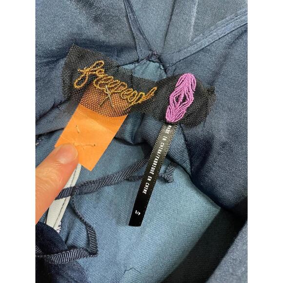 Free People Spectrum Maxi Dress Sleeveless Deep V Flowy Colorful Boho Womens S - Picture 6 of 8